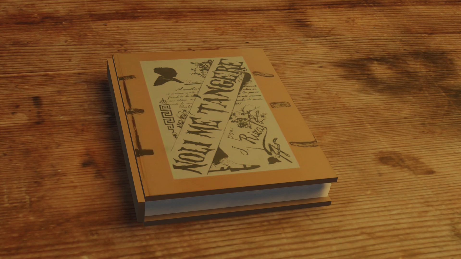 Noli Me Tangere Book Animation with Blender